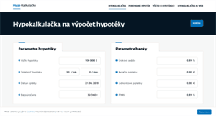 Desktop Screenshot of hypokalkulacka.sk